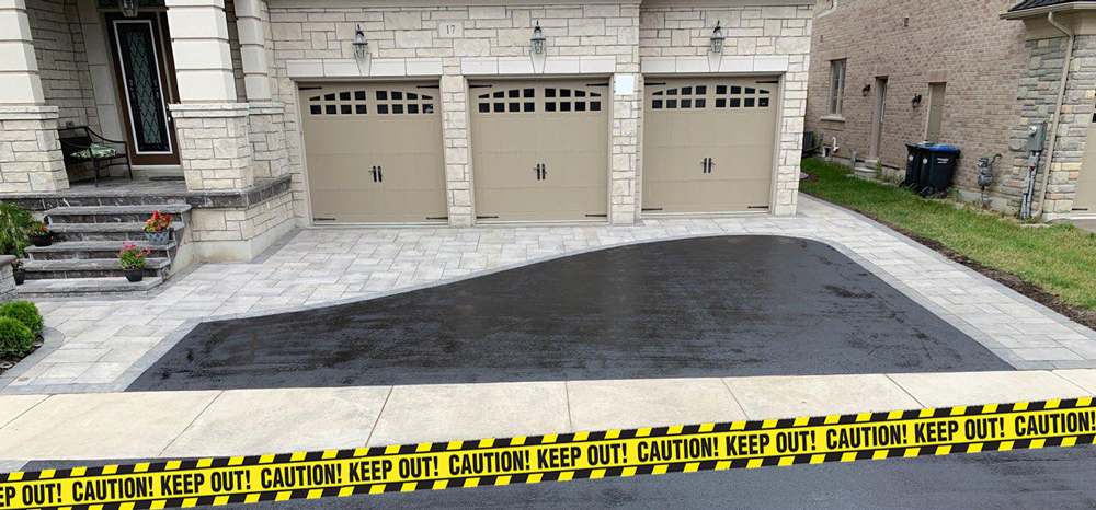 sealed driveway