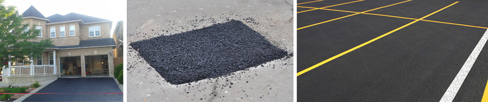 sealing, patching, and line painting